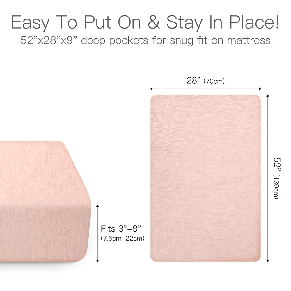 Amrcbb baby bedding neutral nursery decor complements any crib setup