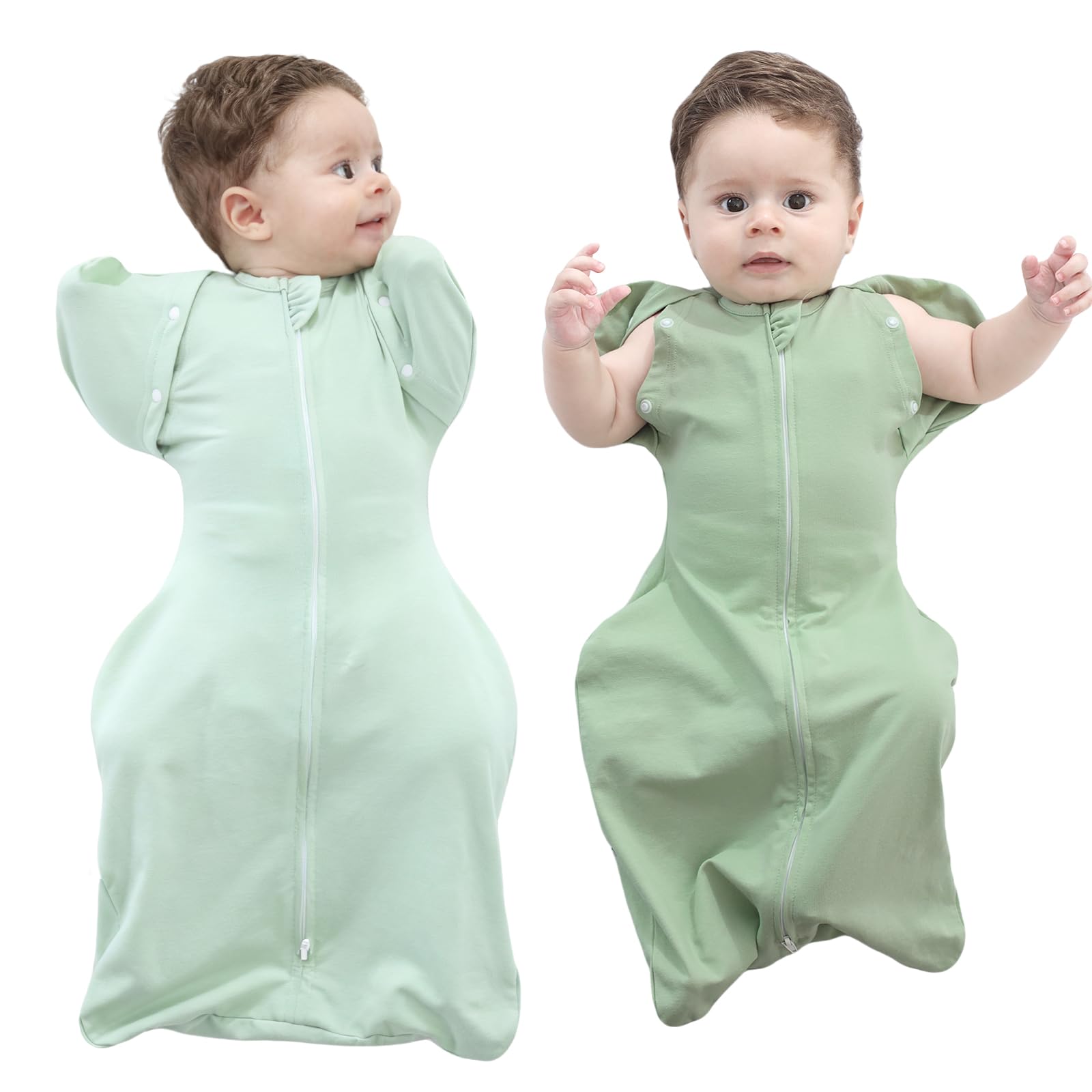 Amrcbb baby swaddle twins pack secures sleep for 3-6 month olds.