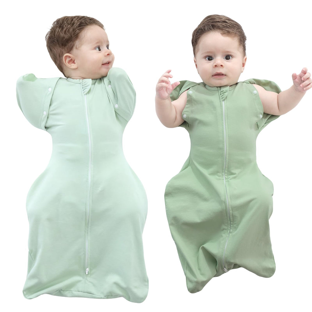 Amrcbb baby swaddle twins pack secures sleep for 3-6 month olds.