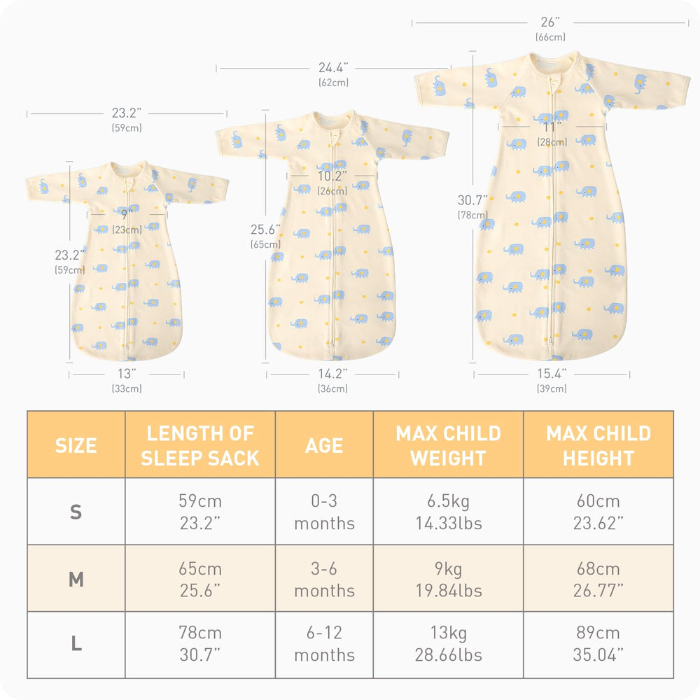 Amrcbb sleep sack in crib highlighting safe sleep setup