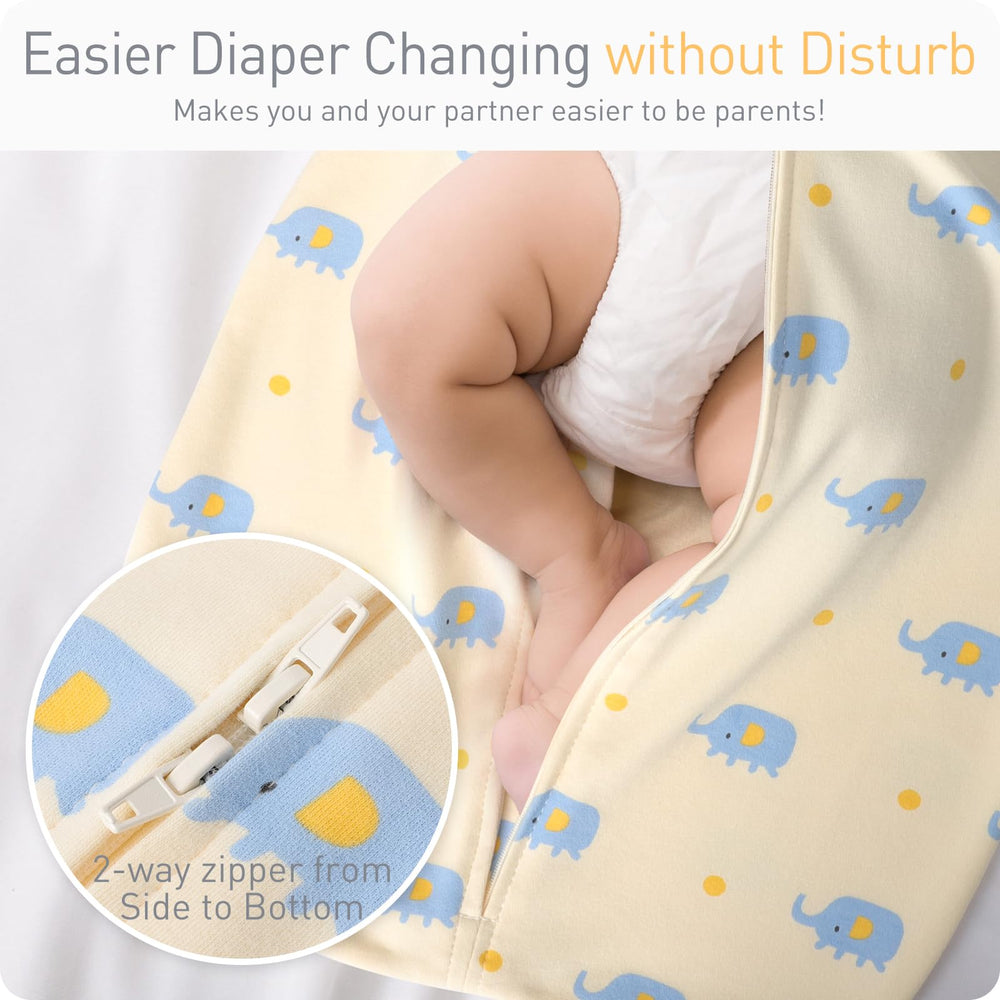 Amrcbb soft cotton knit sleep sack for newborn comfort