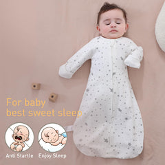 Amrcbb transitional swaddle mitten cuffs protect from facial scratches and soothe startle reflex