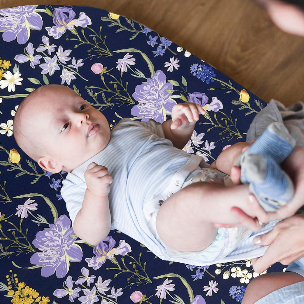 AMROSE soft microfiber closeup highlights plush, skin-friendly texture for baby comfort