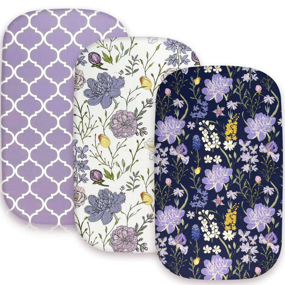 AMROSE violet color swatch hints at vibrant nursery styling and tasteful coordination