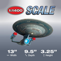 AMT Star Trek NCC-1701-C dome display base provides stable showcase