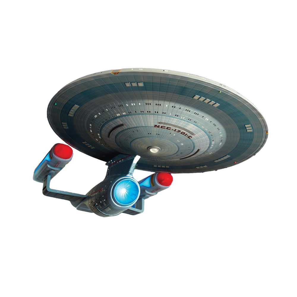 AMT Star Trek NCC-1701-C front view shows crisp detailing for display and lighting