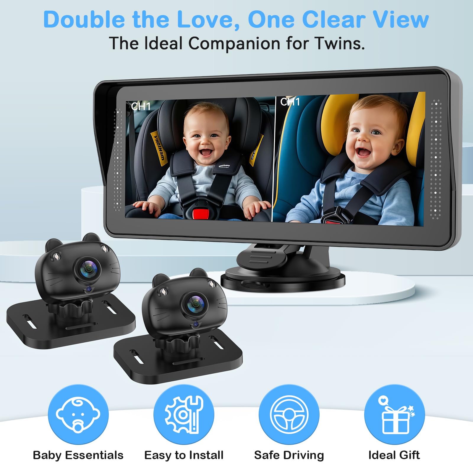 AMTIFO night vision cameras maintain visibility in low light for safer night rides