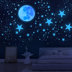 AMURTH glow stars ceiling set creates a dreamy night sky for imaginative play.