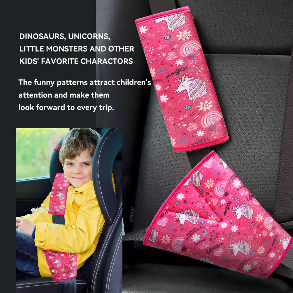 AMUSEPROFI durable two-pack seat belt pads offer added comfort and value