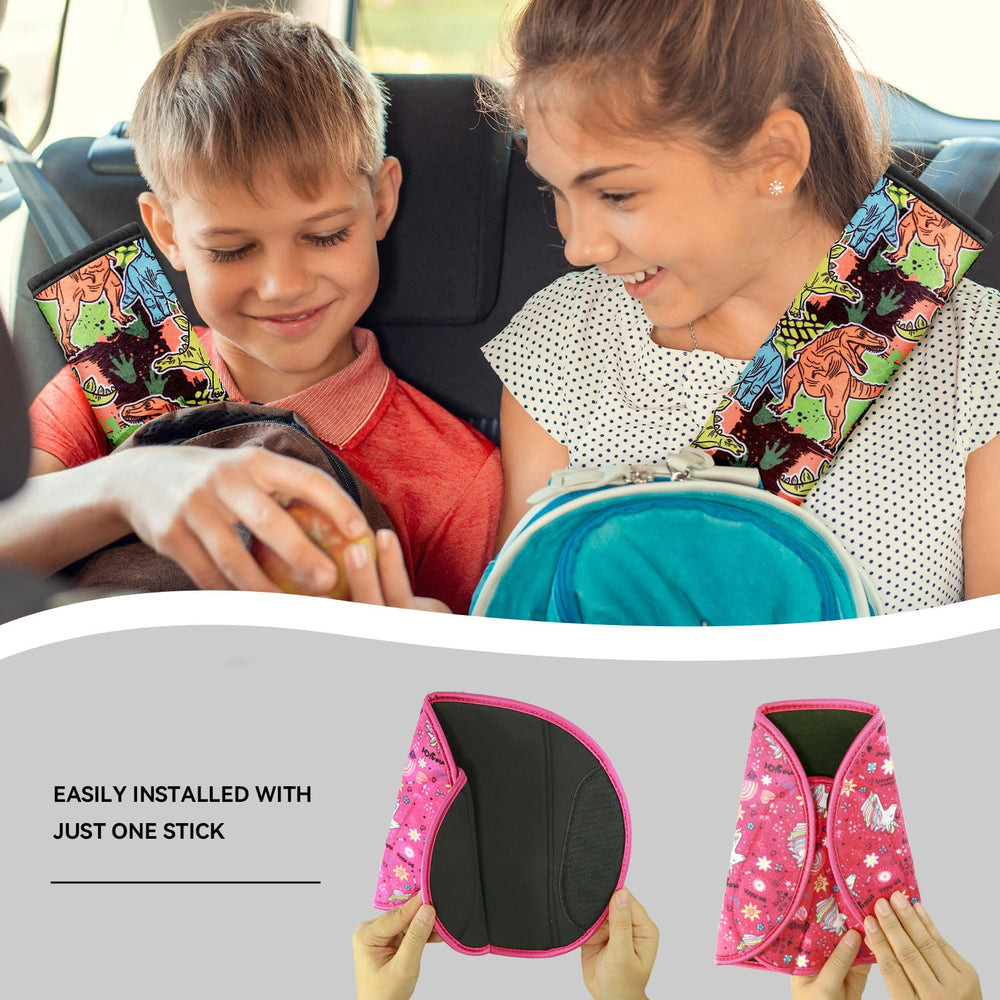 AMUSEPROFI two-pack strap pad set offers durable comfort for kids on every trip.