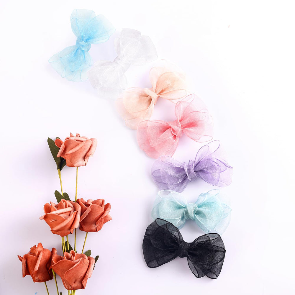 Amybasic gift-ready organza bows ideal for birthdays and holidays