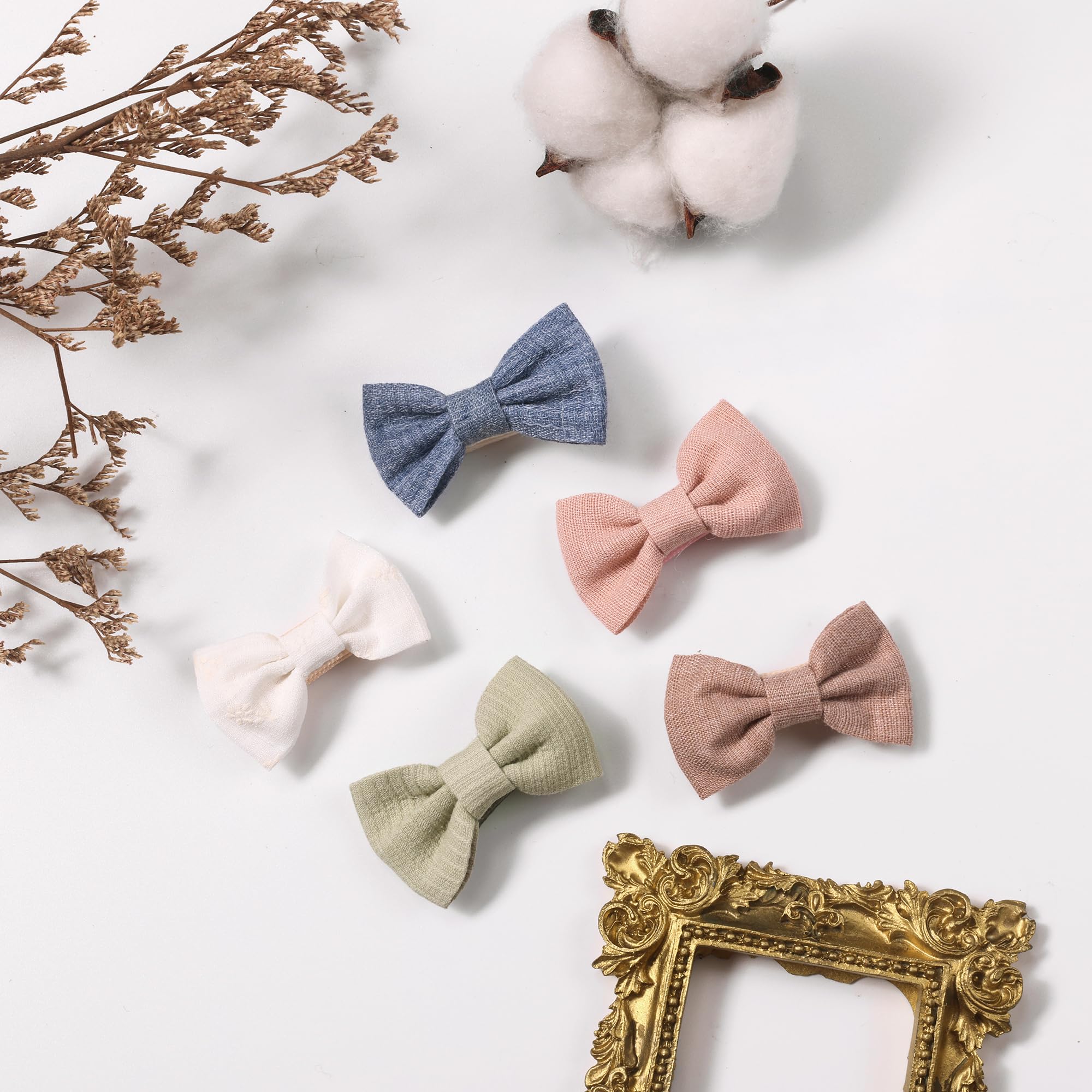 Amybasic soft neutral colors bow collection ideal for everyday outfits and coordinated looks.