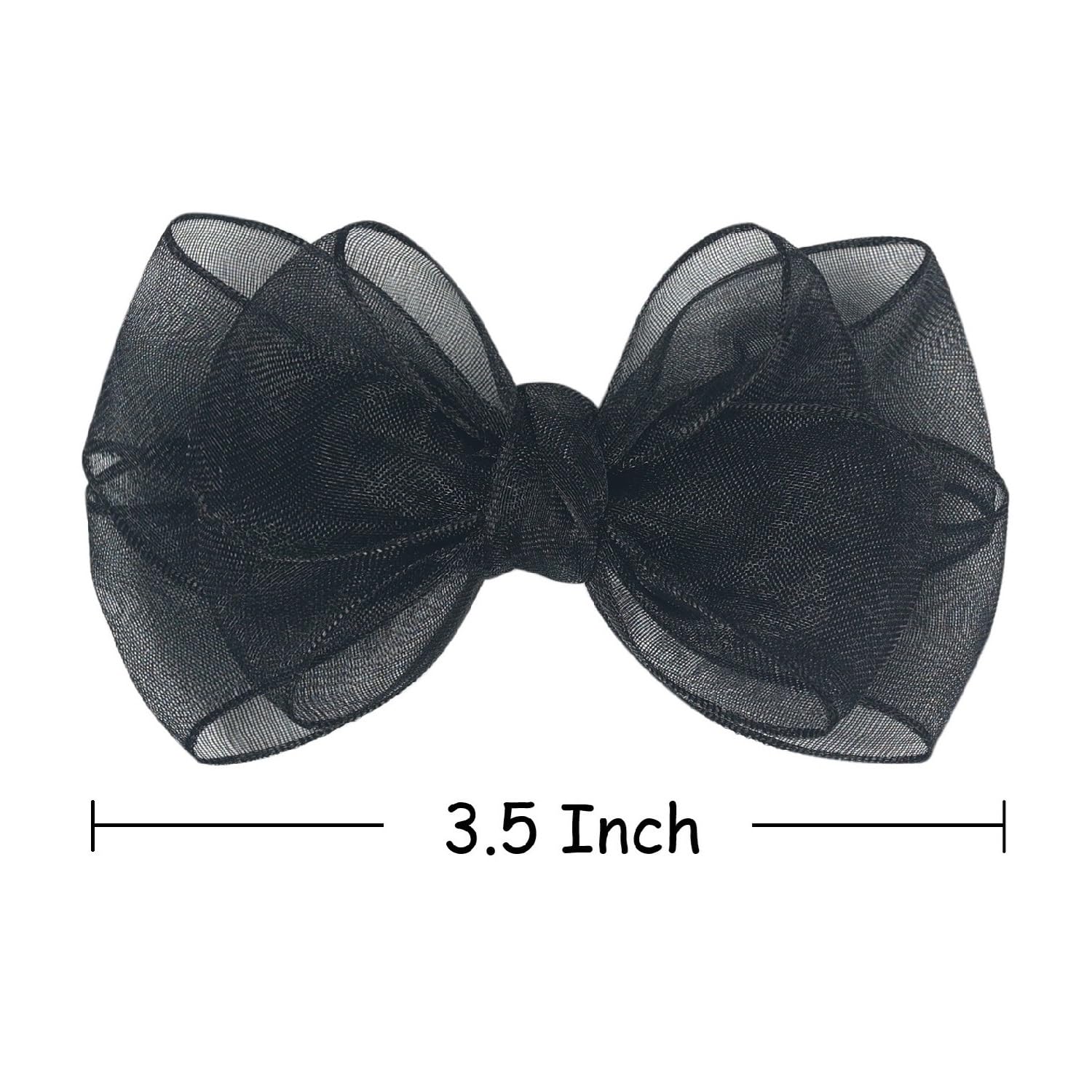 Amybasic two-pack organza bows highlights versatile accessory option
