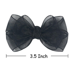 Amybasic two-pack organza bows highlights versatile accessory option