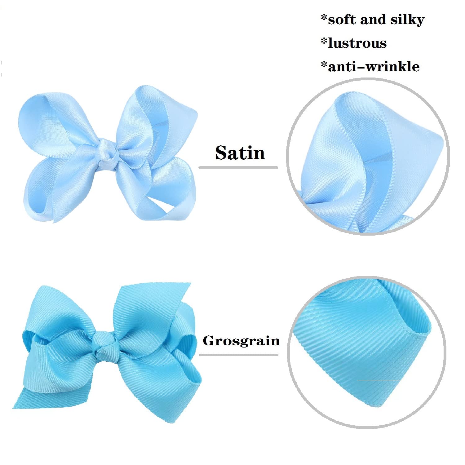 AMYDECOR alligator clip detail highlights gentle grip for comfortable wear.