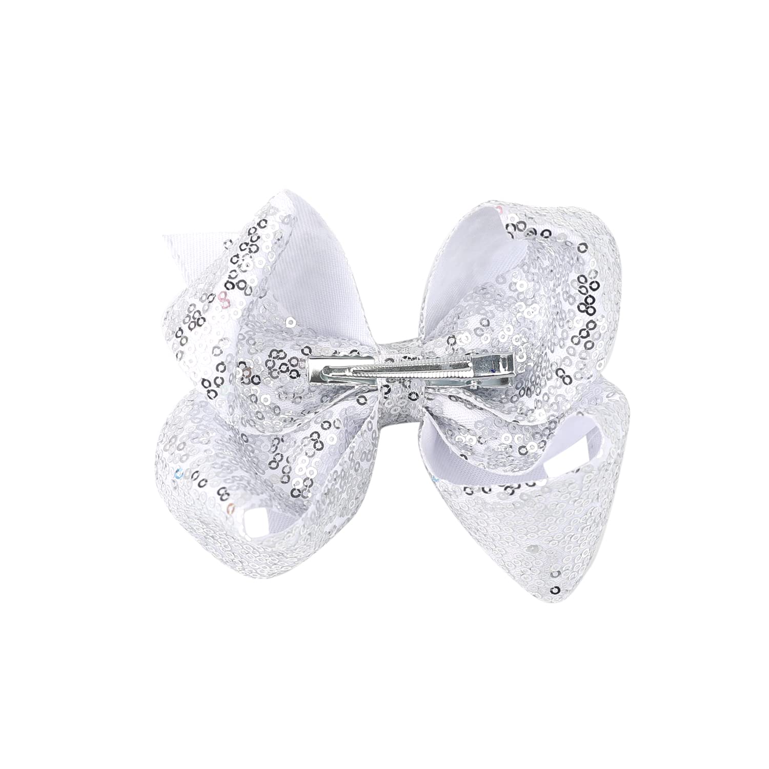 AMYDECOR sparkly sequin bow set elevates outfits for holidays and celebrations with shine.