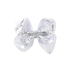 AMYDECOR sparkly sequin bow set elevates outfits for holidays and celebrations with shine.