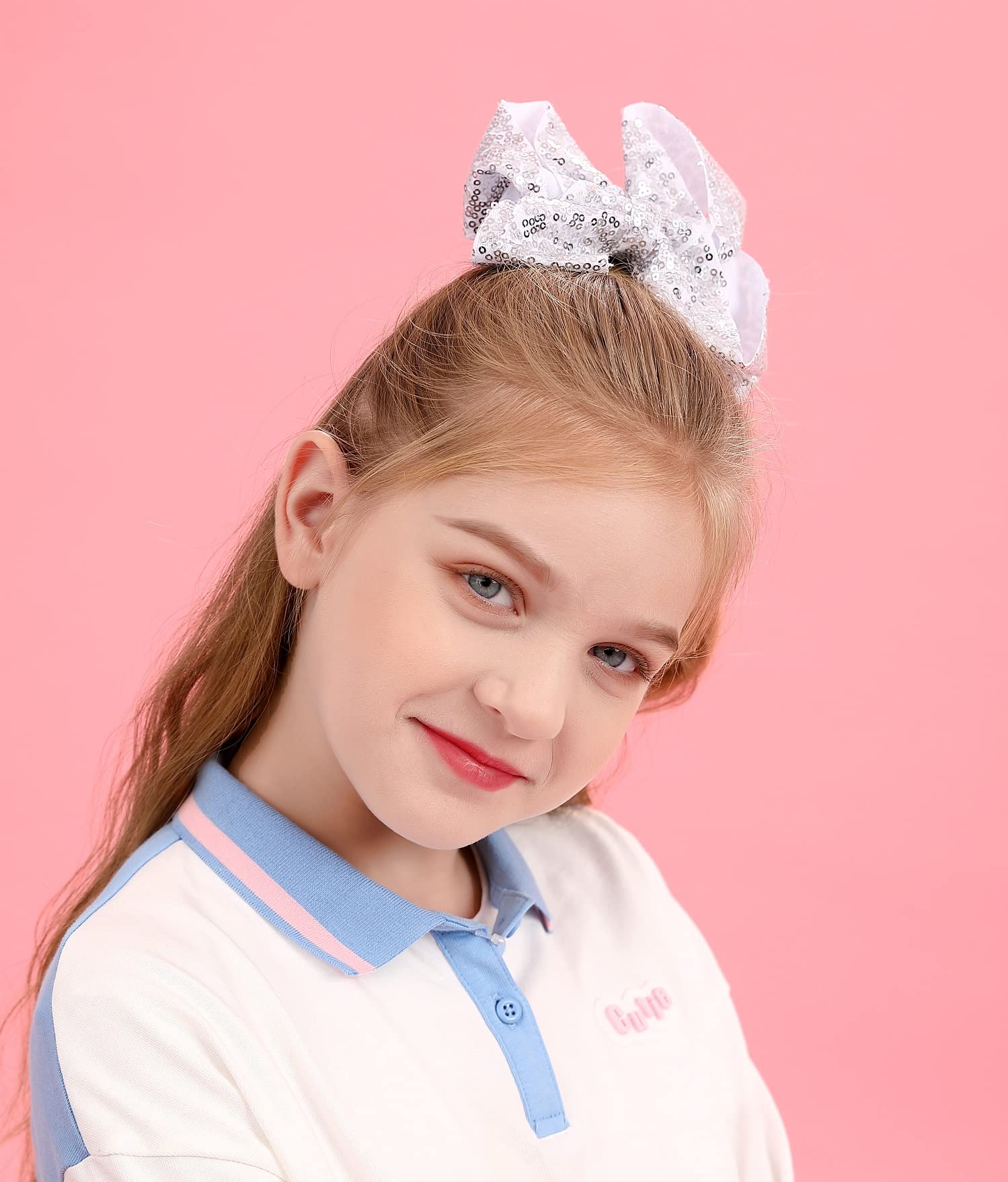 AMYDECOR kids hair bow adds fashion flair while clips stay secure during play and photos.