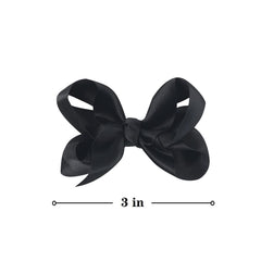 AMYDECOR two-pack satin bow black set ready for coordinating outfits