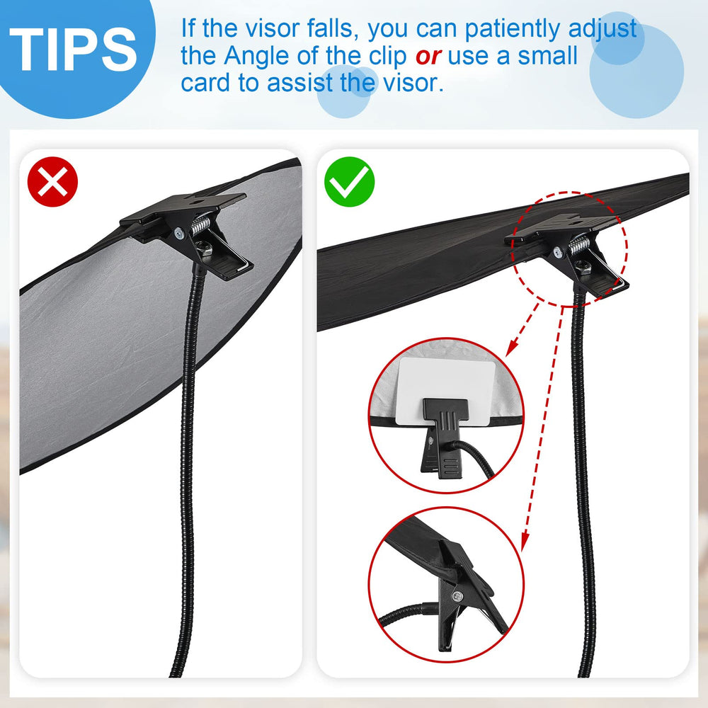 Amylove stroller clip attachment shading a baby while outdoors