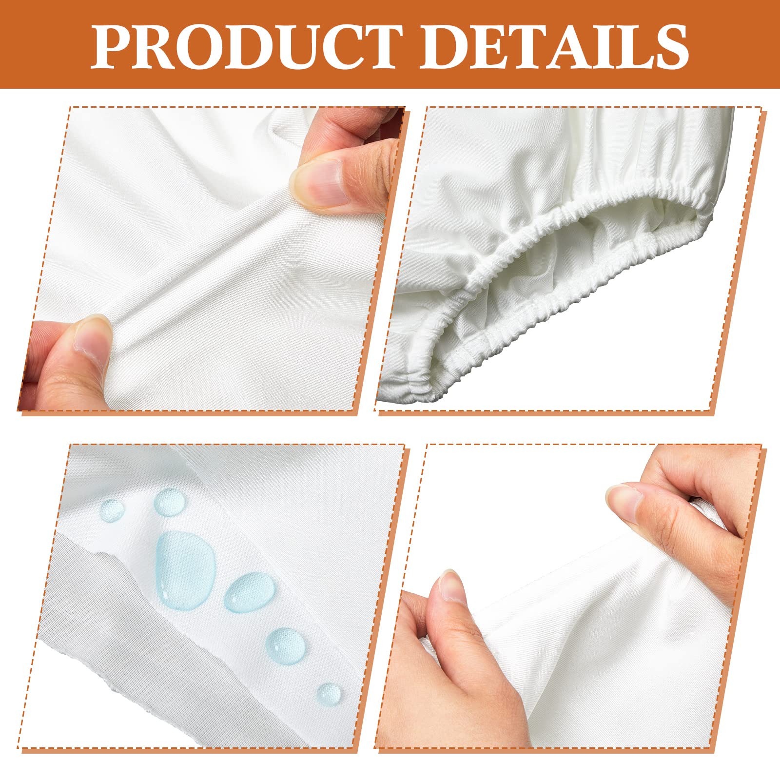 Amylove swim diaper cover over diaper-fit view shows elastic, comfortable waistband