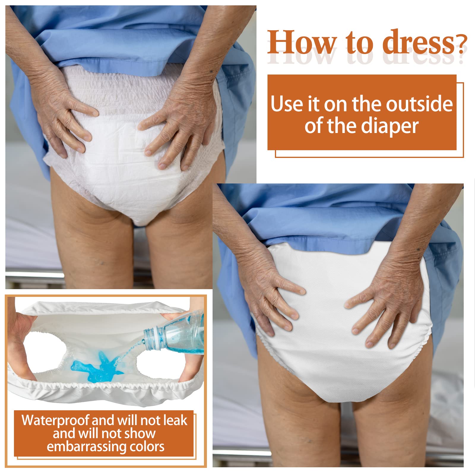 Amylove swim diaper cover pool-use scene illustrates washable, reusable design