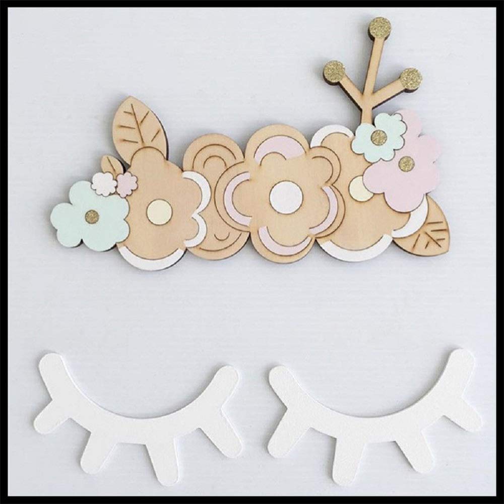 Amyzor 3D eyelash wall sticker adds playful charm to bedrooms.