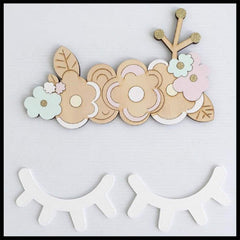 Amyzor 3D eyelash wall sticker adds playful charm to bedrooms.