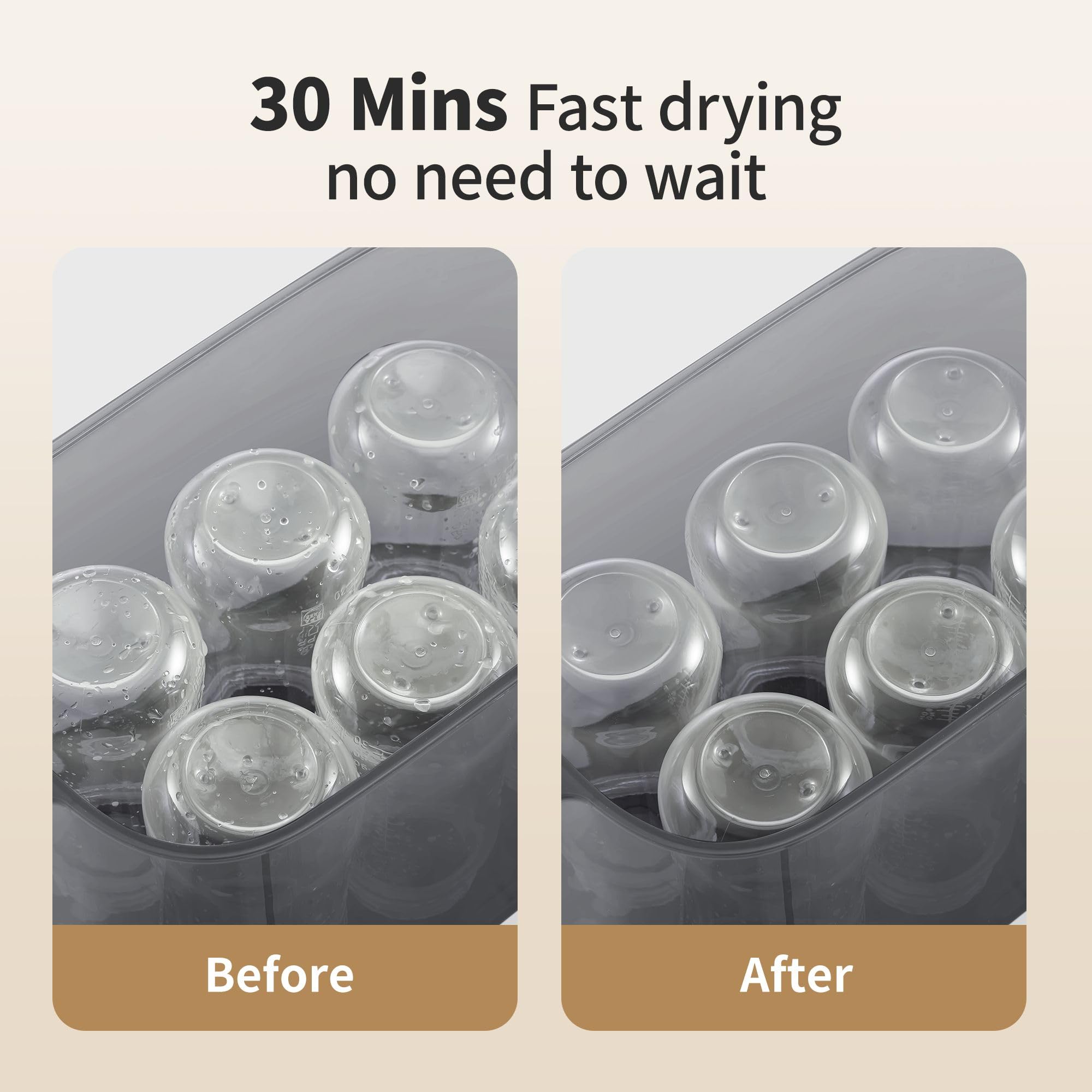 AMZBABYCHEF 4-in-1 BPA-free materials close-up emphasizing safety and cleanliness.