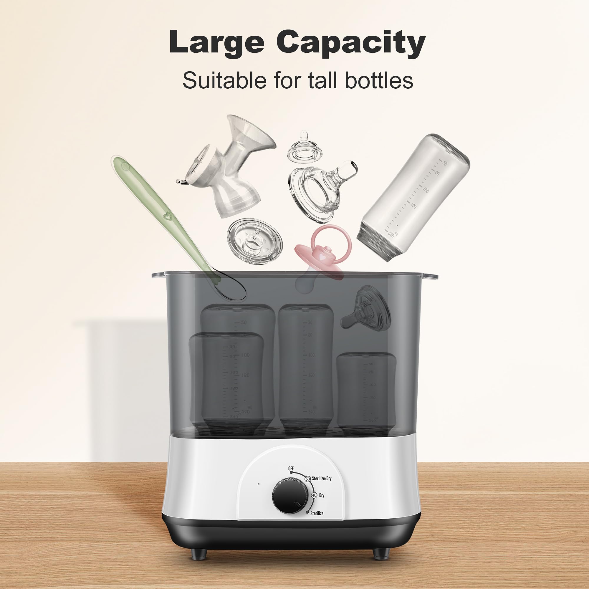 AMZBABYCHEF auto shut-off feature ensures boil-safe operation.