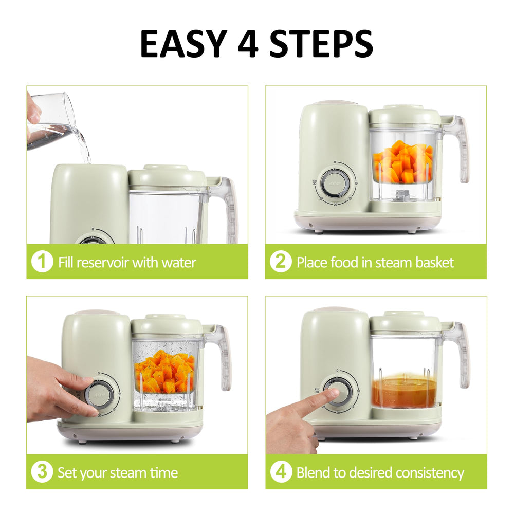 AMZBABYCHEF large-capacity bowl speeds batch prep for busy families