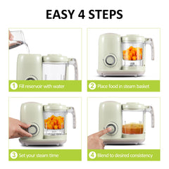 AMZBABYCHEF large-capacity bowl speeds batch prep for busy families