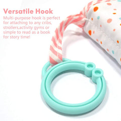 amzoya Baby's First Family Album crinkly pages add auditory interest during playtime