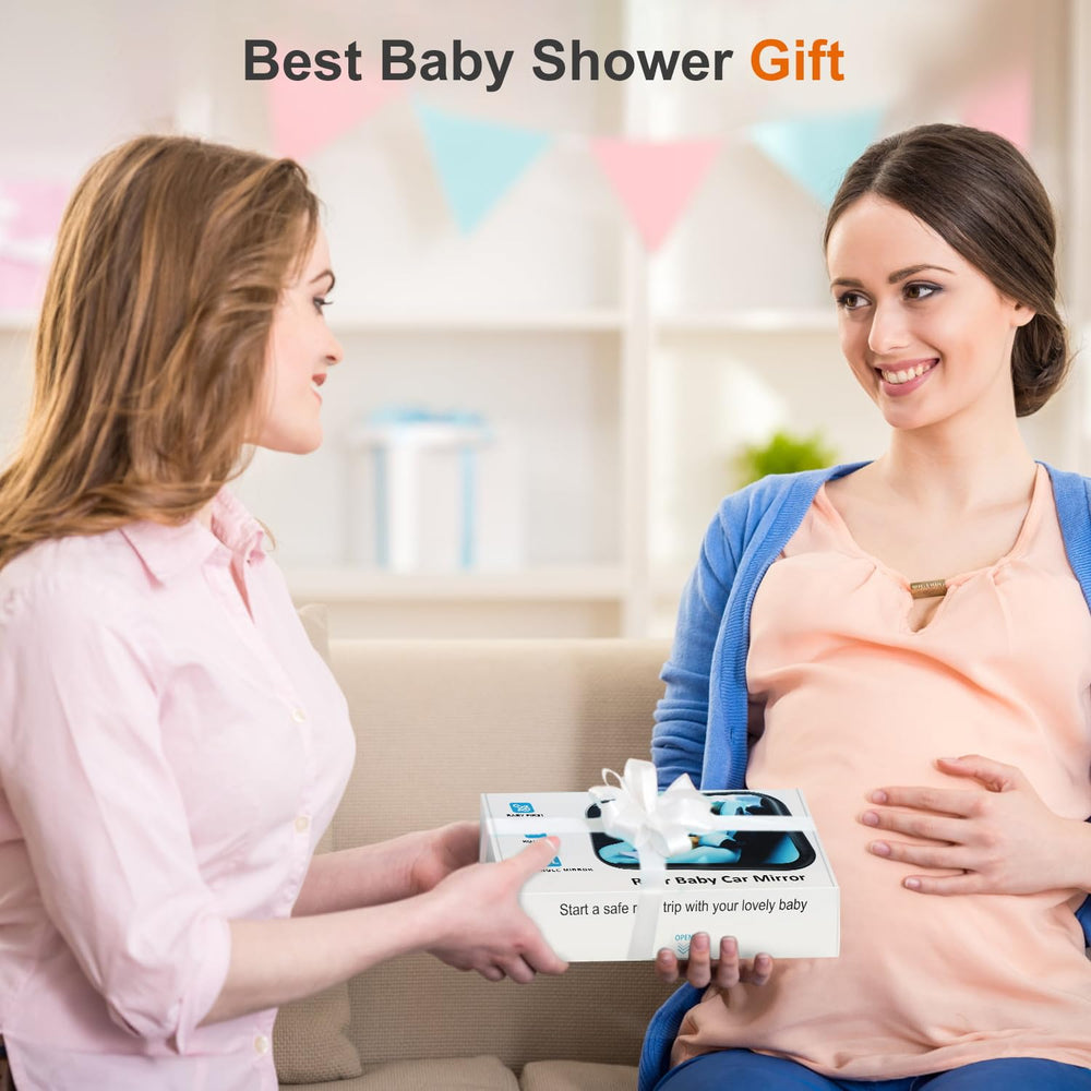 Anatec Baby Car Mirror helps you check baby's expressions discreetly while driving.