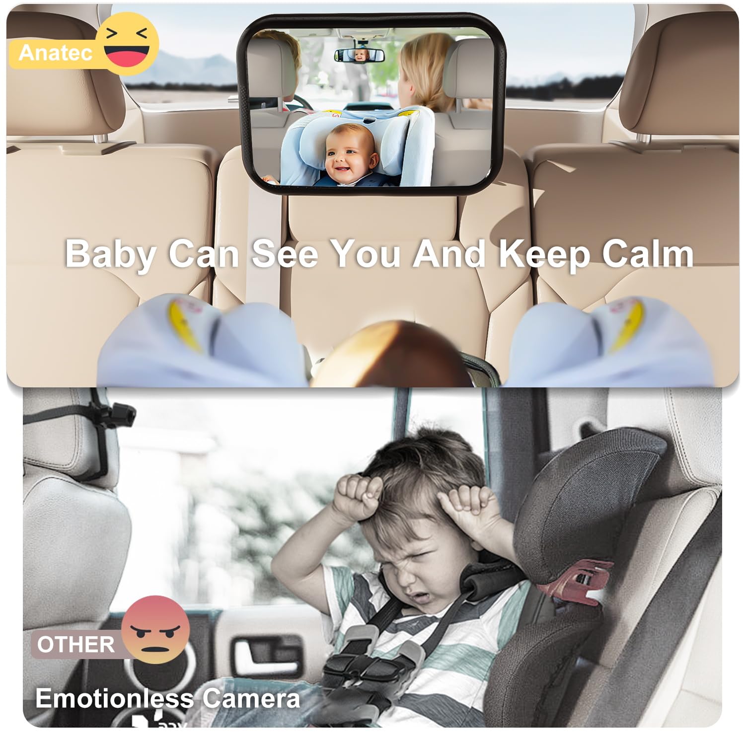 Anatec Baby Car Mirror includes a 24-month warranty and friendly after-sales support.