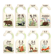 Ancydekor baby closet dividers 8pc close-up with smooth edges protecting fabrics