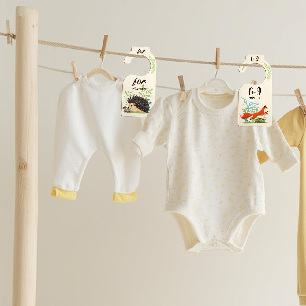 Ancydekor baby closet dividers gender-neutral design complements any nursery decor