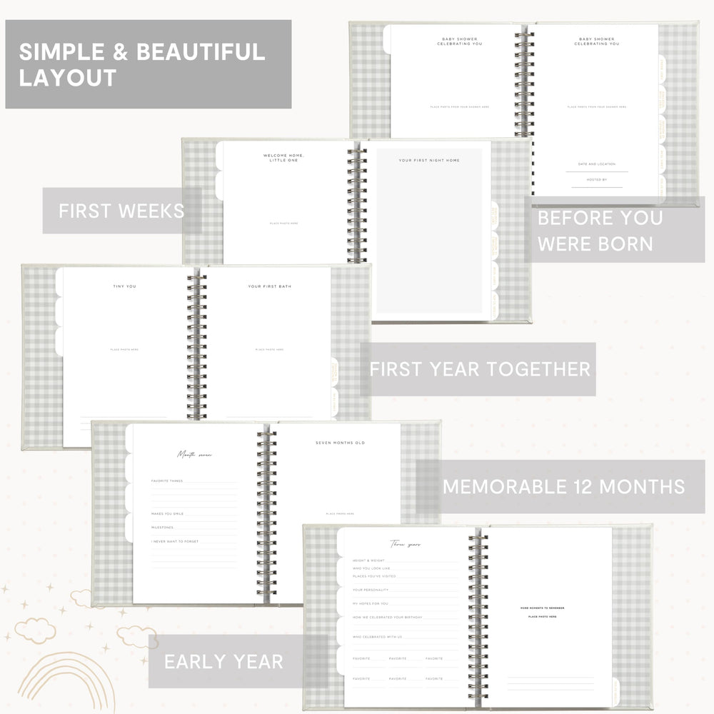 &And Per Se Baby Memory Book gift box included—keepsake ready for gifting.
