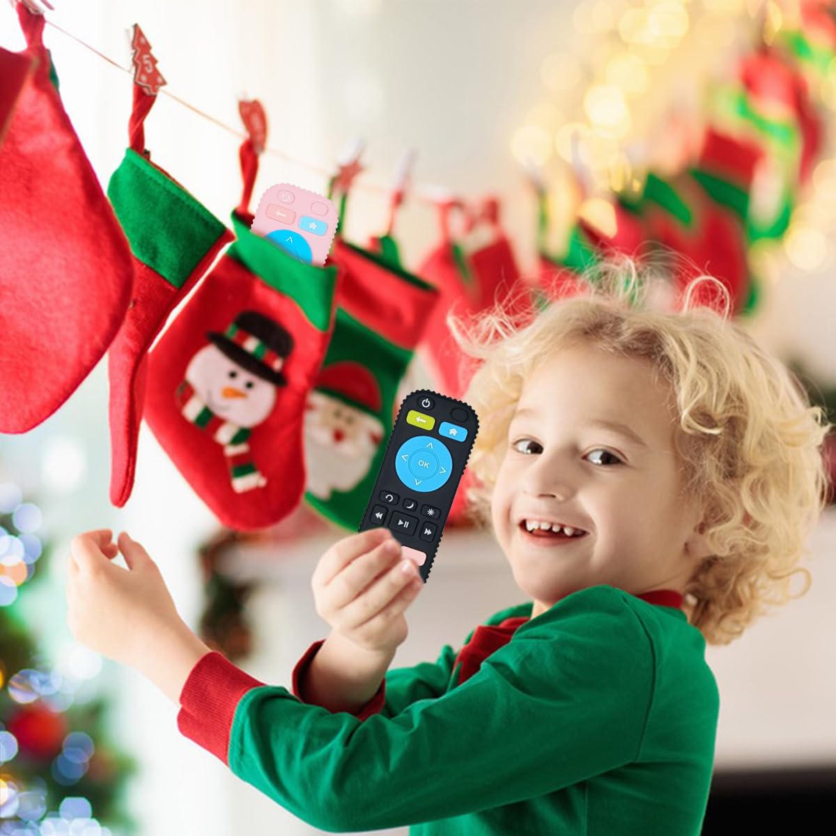 Anditoy teether gift-ready pack image ideal stocking stuffers for Christmas.