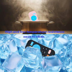Anditoy teether silicone texture closeup designed for safe chewing and play.