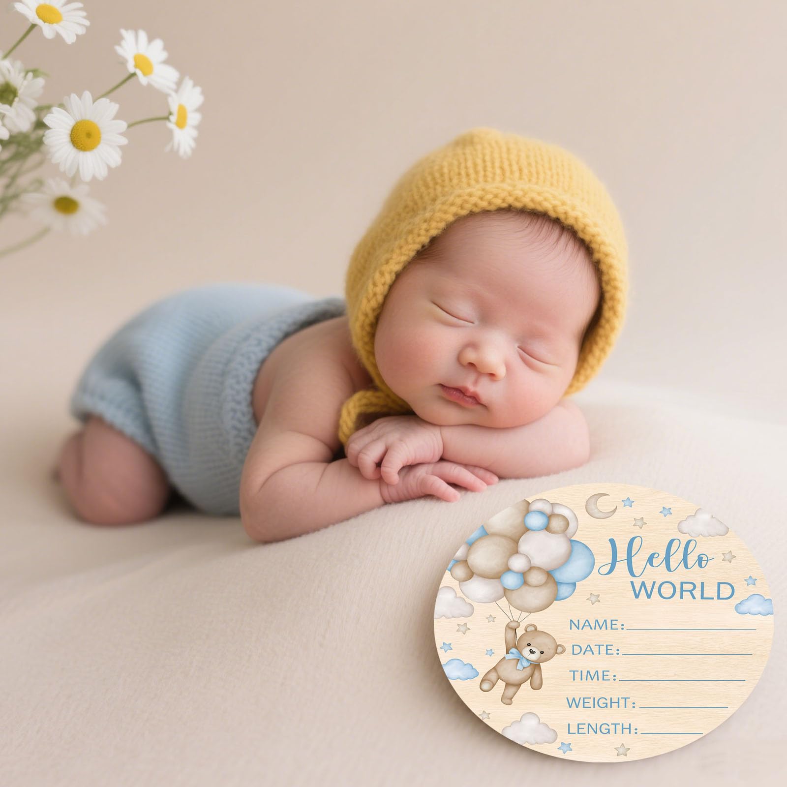 Andrain baby shower keepsake sign for lifelong memories.