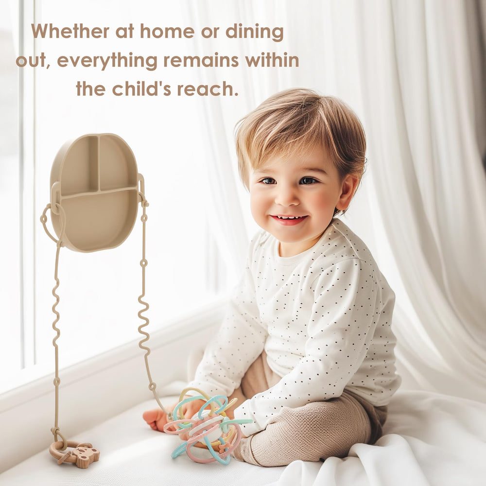 Andy Bear mealtime set shown in restaurant or travel-friendly setup