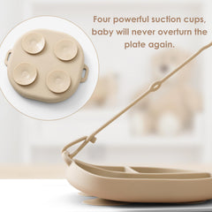Andy Bear toy tethers keep utensils and toys attached during meals