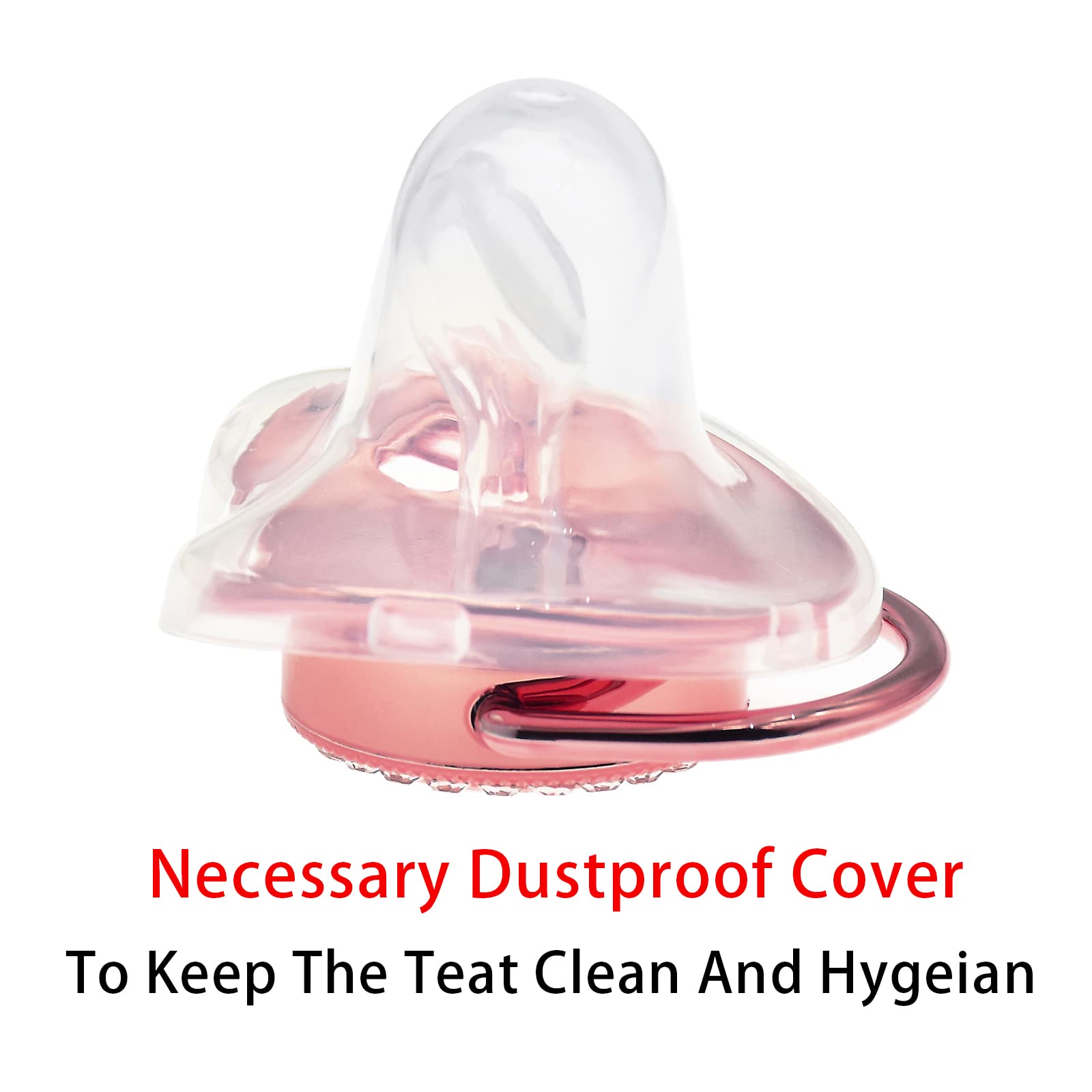 ANFENG anti-dust cover protects the pacifier between uses for clean on-the-go moments