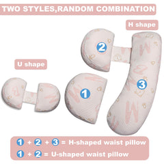 Anfrandce pregnancy pillow with removable cover simplifies hygiene and care.