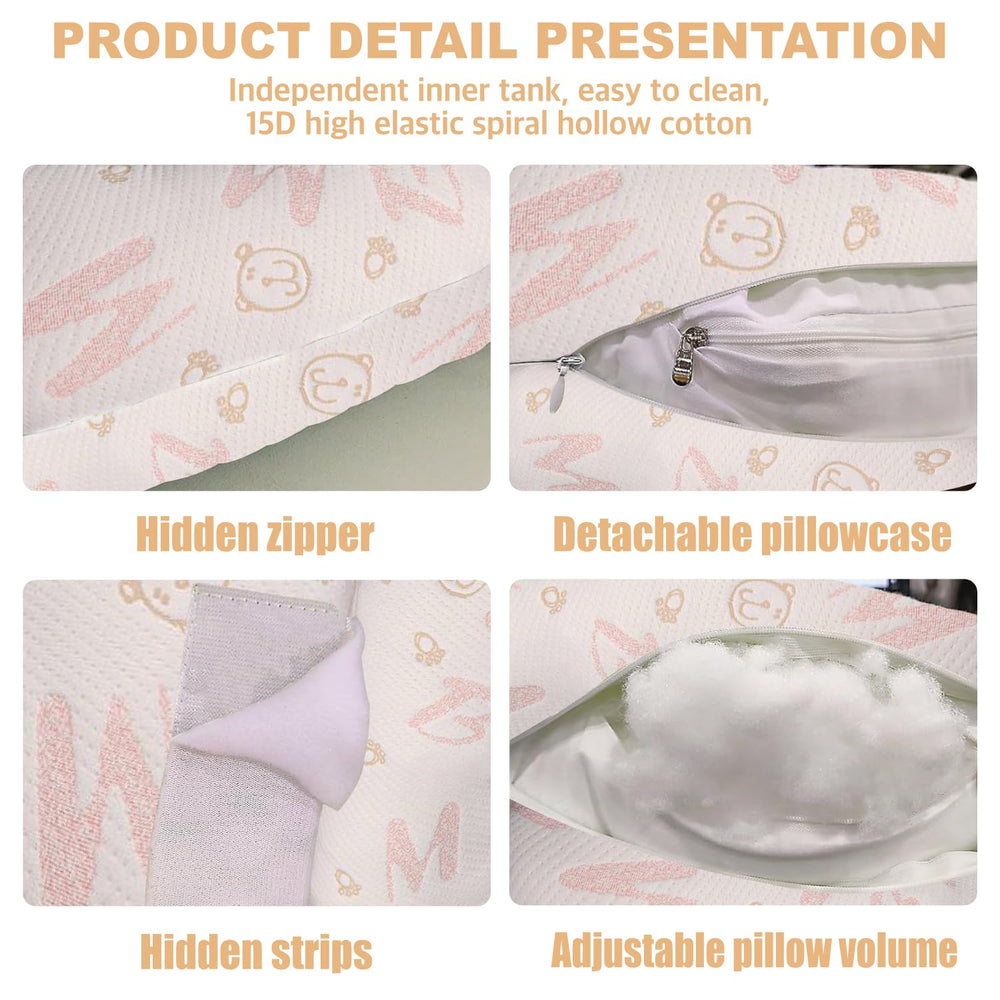 Anfrandce pillow provides extra hip and knee support for side sleepers