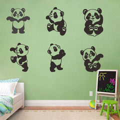 ANFRJJI panda-wall decal with bamboo forest adds playful, kid-friendly charm to nurseries