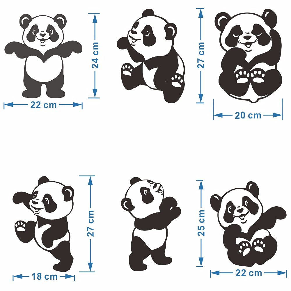 ANFRJJI panda-bamboo forest wall sticker highlights nature-inspired decor for bedrooms