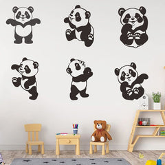 ANFRJJI panda-wall art sticker set is removable for flexible room layouts