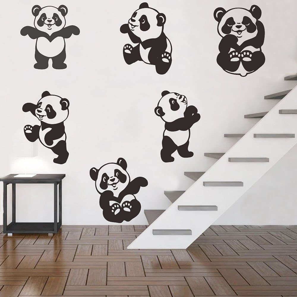 ANFRJJI printable-decor panda stickers make quick room updates